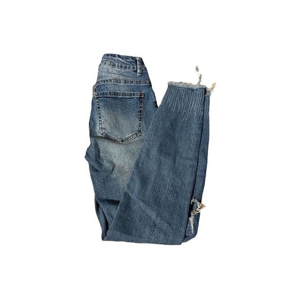 Women’s Size 0 Rue21 Mid Rise Ankle Jegging Ripped Jeans - Picture 2 of 12